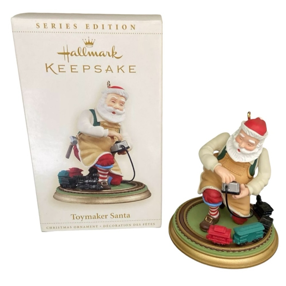 2006 Hallmark Ornament - Toymaker Santa - #7 in the Series